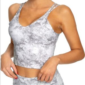 Queenieke marble sports top new with tags size medium